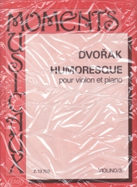 Dvorak Humoresque Violin & Piano Sheet Music Songbook