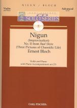 Bloch Nigun No 2 Baal Shem Violin & Piano Sheet Music Songbook