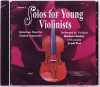 Solos For Young Violinists Vol 5 Cd Sheet Music Songbook