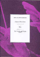 Villa-lobos Duo Violin/viola Sheet Music Songbook
