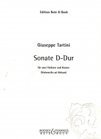 Tartini Sonata D Violin Duet Sheet Music Songbook