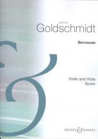Goldschmidt Berceuse Violin & Viola Perf Score Sheet Music Songbook