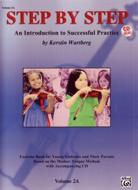 Step By Step Vol 2a Book & Cd Wartberg Violin Sheet Music Songbook