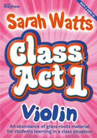 Class Act Violins Watts Students Book & Cd Sheet Music Songbook