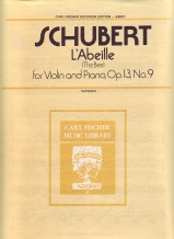 Schubert Labeille Op13 No 9 Violin Sheet Music Songbook