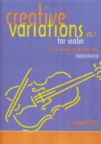 Creative Variations Vol1 Violin&pf Miles/wilson Cd Sheet Music Songbook