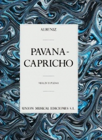 Albeniz Pavana Capricho Violin And Piano Sheet Music Songbook