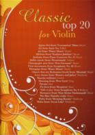 Classic Top 20 For Violin Sheet Music Songbook