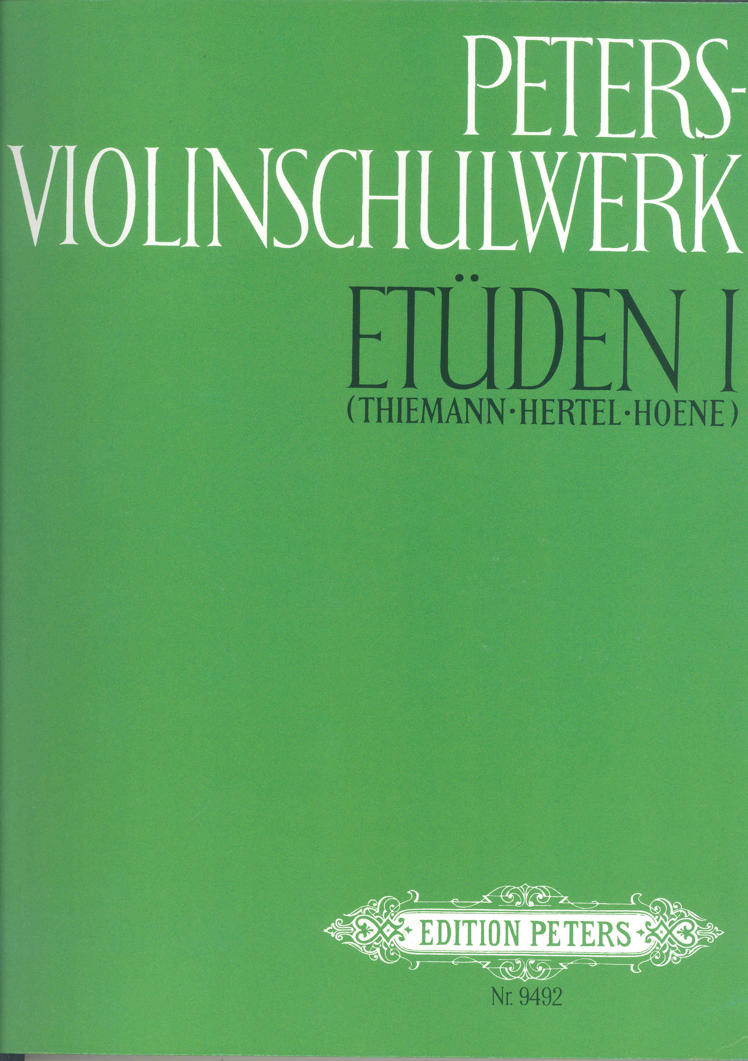 Peters Violin School Vol 1 Sheet Music Songbook
