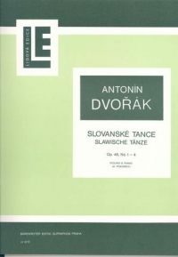 Dvorak Slavonic Dance Op46/1-4 Violin & Piano Sheet Music Songbook