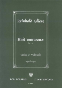 Gliere 8 Duos Op39 Violin/cello Sheet Music Songbook