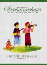 Sassmannshaus Early Start On The Violin Vol 3 Sheet Music Songbook