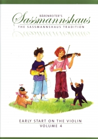 Sassmannshaus Early Start On The Violin Vol 4 Sheet Music Songbook