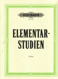 Peters Violin School Elementary Studies Sheet Music Songbook