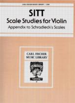 Sitt Scale Studies For Violin Sheet Music Songbook