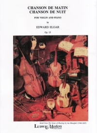 Elgar Chanson De Nuit/chanson De Matin Violin &pno Sheet Music Songbook