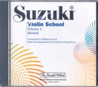 Suzuki Violin School Vol 4 Cd Revised Preucil Sheet Music Songbook