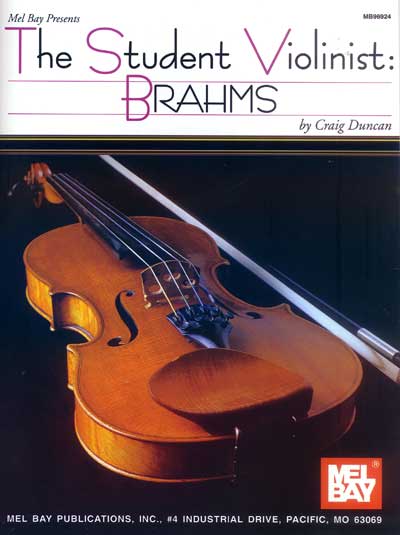 Student Violinist Brahms Violin And Piano Duncan Sheet Music Songbook