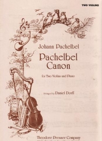 Pachelbel Canon Dorff 2 Violins & Piano Sheet Music Songbook