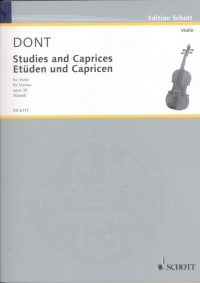 Dont Studies & Caprices Op35 Violin Rostal Sheet Music Songbook