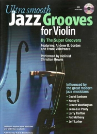 Ultra Smooth Jazz Grooves Violin Book & Cd Sheet Music Songbook