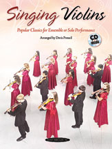 Singing Violins Ensemble Or Solo Book & Cd Sheet Music Songbook