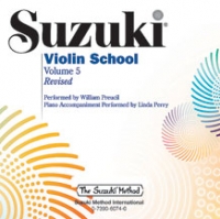 Suzuki Violin School Vol 5 Cd Revised Preucil Sheet Music Songbook