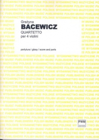 Bacewicz Quartet 4 Violins Sheet Music Songbook