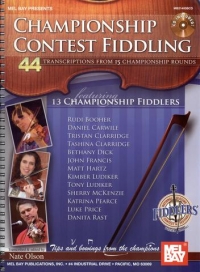 Championship Contest Fiddling Book & Cd Sheet Music Songbook