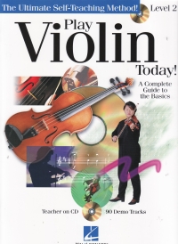Play Violin Today Level 2 Book & Cd Sheet Music Songbook