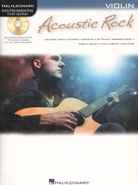 Acoustic Rock Instrumental Play Along Violin + Cd Sheet Music Songbook