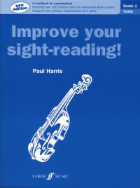 Improve Your Sight Reading Violin Grade 1 Sheet Music Songbook