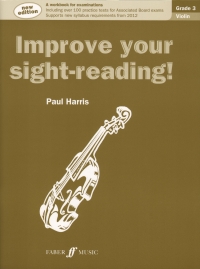 Improve Your Sight Reading Violin Grade 3 Sheet Music Songbook