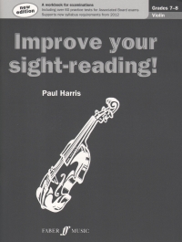 Improve Your Sight Reading Violin Grades 7-8 Sheet Music Songbook
