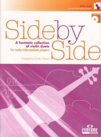 Side By Side Violin Duets Weston Book & Cd Sheet Music Songbook