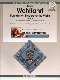 Wohlfahrt Foundation Studies Violin Book 1 + Dvd Sheet Music Songbook