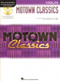 Motown Classics Instrumental Play Along Violin +cd Sheet Music Songbook