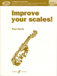 Improve Your Scales Violin Grade 3 Harris Sheet Music Songbook