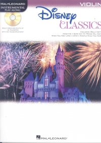 Disney Classics Instrumental Play Along Violin + C Sheet Music Songbook