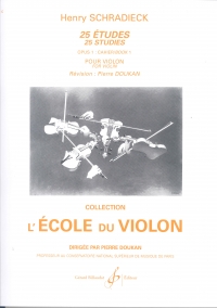 Schradieck 25 Etudes Op1 Vol 1 Sheet Music Songbook