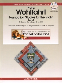Wohlfahrt Foundation Studies Violin Book 2 + Dvd Sheet Music Songbook