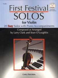 First Festival Solos Violin Book & Cd Sheet Music Songbook