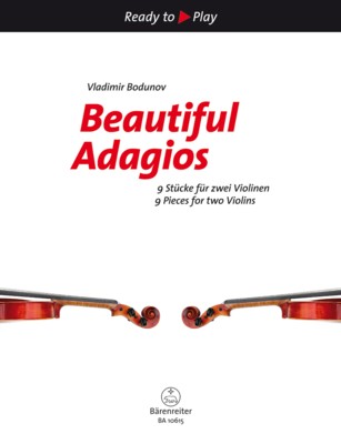 Ready To Play Beautiful Adagios Bodunov 2 Violins Sheet Music Songbook