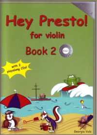Hey Presto For Violin Book 2 + Cds Silver Sheet Music Songbook