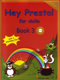 Hey Presto For Violin Book 3 + Cds Gold Sheet Music Songbook