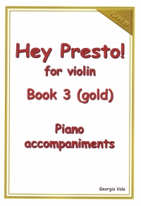 Hey Presto For Violin Book 3 Piano Accompaniments Sheet Music Songbook