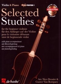 Selected Studies Vol 1 Violin & Piano Book & 2 Cds Sheet Music Songbook