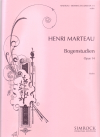 Marteau Bowing Studies Op. 14 Violin Sheet Music Songbook