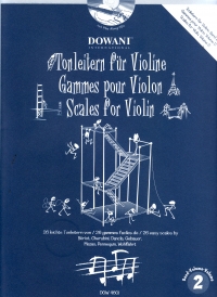 Scales For Violin Vol 2 Book & Cd Sheet Music Songbook