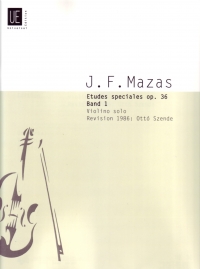 Mazas Etudes Specials Op. 36 Violin Sheet Music Songbook